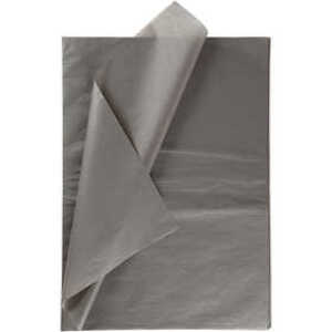 Seidenpapier, Blatt 50×70 cm, 14 g, Grau, 25Bl.