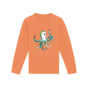 Spangeltangel Kinder-Sweatshirt “Oktopus”, bedruckt,