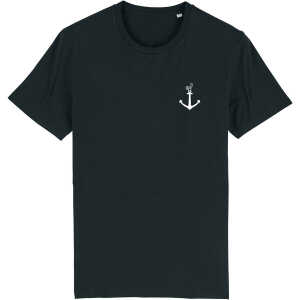 Spangeltangel T-Shirt “Anker”, Männershirt, Herrenshirt, bedruckt, Siebdruck, T-Shirt, Biobaumwolle
