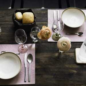 UASHMAMA Tischset rechteckig – 100% Zellulose – Handmade in Italy