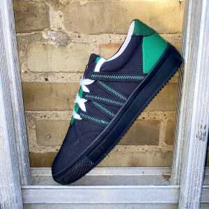 VAER Green Black Phoenix Nachhaltiger Sneaker – Recycled / Upcycled / Zirkulär / Vegan