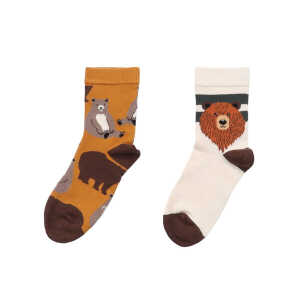 Walkiddy Baby Bears – Baumwolle (Bio) – beige – Socken