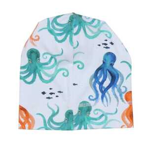 Walkiddy Funny Octopuses – Baumwolle (Bio) – Orange – Mütze