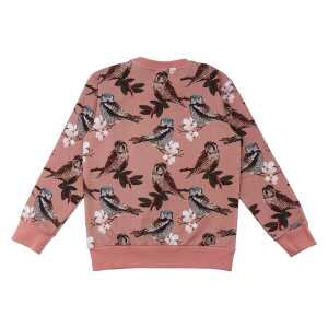Walkiddy Owl Friends – Baumwolle (Bio) – pink – Sweatshirt