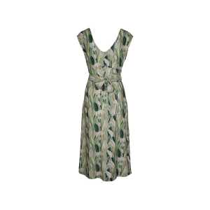 bleed Damen-Kleid “Lakelovers” mit Bindegürtel, grün, Gr. S