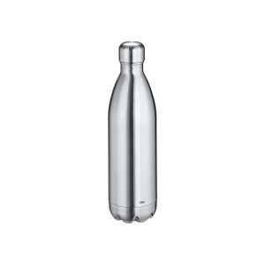 cilio Isolier-Trinkflasche “Elegante” aus Edelstahl, 1 l, edelstahl