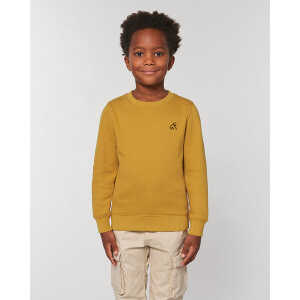 dressgoat Kinder Pullover/Sweater aus Bio-Baumwolle – Goaty – gelb