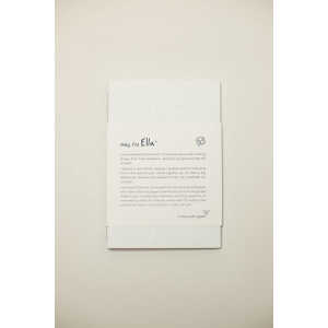 in love with paper Nachhaltiges Notizbuch Ella mit Ausklappseite und 48 blanko Seiten aus Up/Recyclingpapier