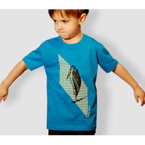 little kiwi Kinder T-Shirt, “Marabu”, Azur