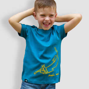 little kiwi Kinder T-Shirt, “Moin Moin”, Ocean Depth