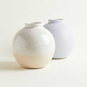 onomao Handgemachte Vase ‘Bola’ aus Steinzeug