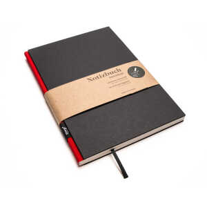 tyyp Design-Notizbuch A5 (Schwarz) aus 100 % Recyclingpapier “BerlinBook”