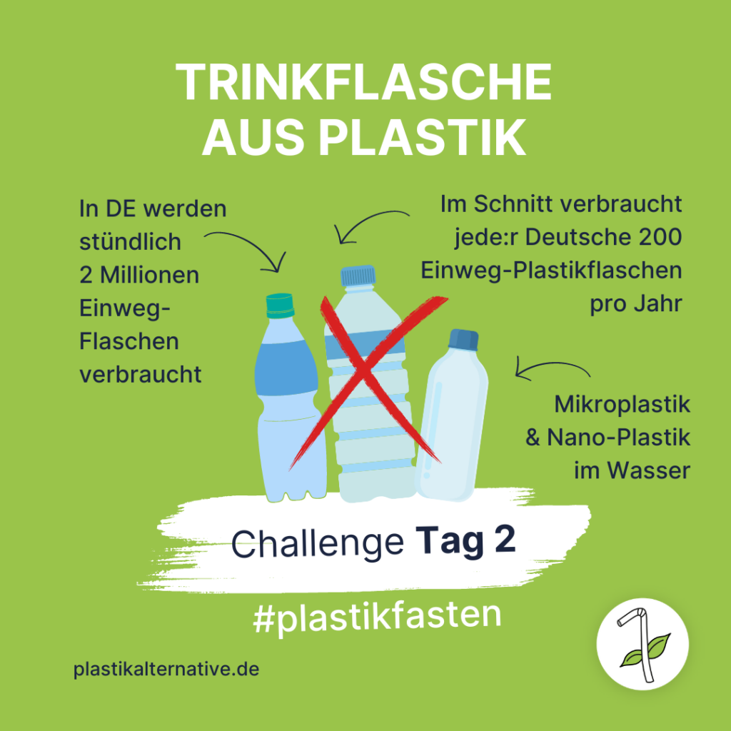 Plastikfasten: Trinkflaschen aus Plastik