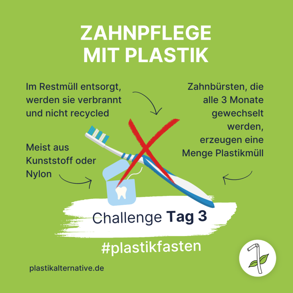 Plastikfasten: Zahnpflege mit Plastik