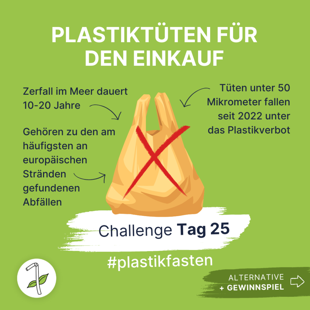 Plastikfasten: Plastiktüte für den Einkauf