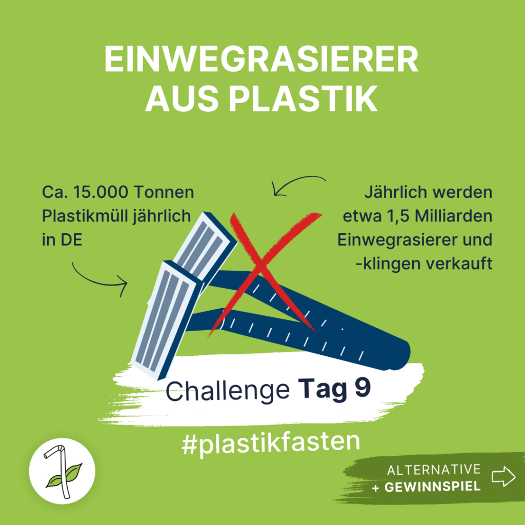 Plastikfasten: Einwegrasierer aus Plastik