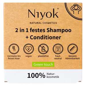 2 in1 festes Shampoo + Conditioner green touch