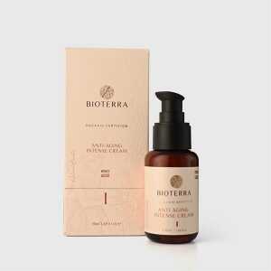 Bioterra Bio Anti-Aging Intensiv Creme 50ml – Anti-Aging Feuchtigkeitspflege, Anti-Falten Gesichtscreme, Nährende Naturkosmetik