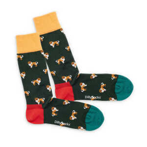 DillySocks Socken Who Let The Dogs Out aus Biobaumwoll-Mix