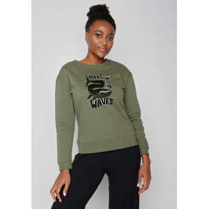 GREENBOMB Animal Make Waves Canty – Sweatshirt für Damen