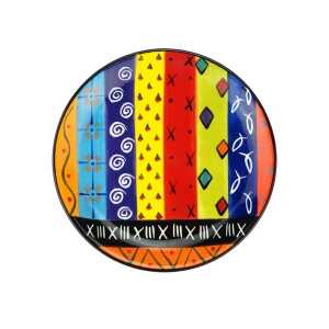 Kapula Candles Multicoloured Ethnic – Speiseteller S/M – Kapula Keramik