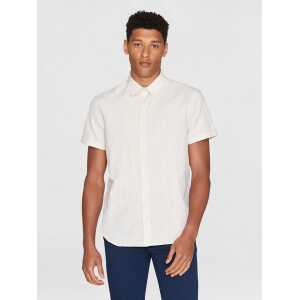 KnowledgeCotton Apparel Hemd – Short Sleeve – aus Bio-Baumwolle