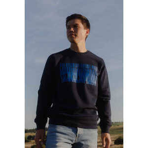Kultgut Biofair – Supersoft Sweatshirt – Pullover / Blue Composition