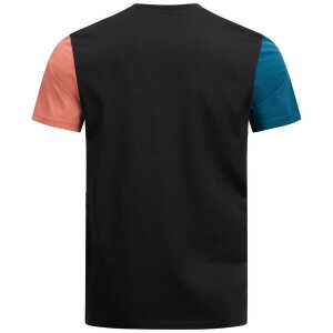Lexi&Bö Colored Sleeves T-Shirt Herren mit Logo Print