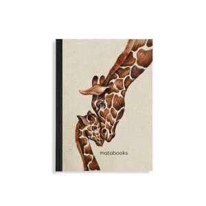 Matabooks Nachhaltiges A6 Notizbuch/Journal/Schreibblock aus Graspapier – Dahara