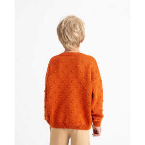 Matona Farbenfroher Pullover für Kinder aus Bio-Baumwolle / Popcorn Sweater