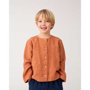 Matona Leichte Jacke mit Knopfleiste für Kinder aus Leinen / Daily Jacket