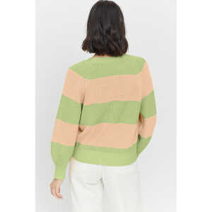 Mazine Strickjacke – Mala Striped Cardigan – aus Biobaumwolle