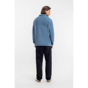 Rotholz Divided Half Zip Sweatshirt Bio Baumwolle
