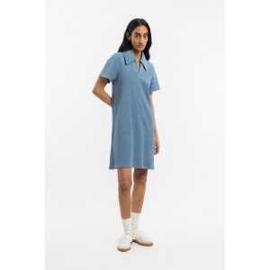 Rotholz Frottee Kleid Bio Baumwolle – Hellblau