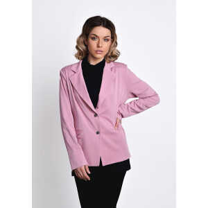 SinWeaver alternative fashion Blazer, Longblazer tailliert rosa