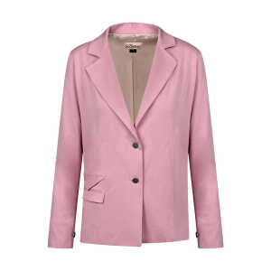 SinWeaver alternative fashion Blazer, Longblazer tailliert rosa