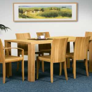 Tisch “Sala 01” – Größe: 90×180 cm – Farbe: braun – Holzart: Kernbuche