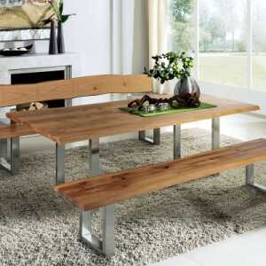 Tisch “Trevano-Acero” – Größe: 100×260 cm – Farbe: braun – Holzart: Massivholz