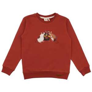 Walkiddy Playful Mouses – red – Sweatshirt