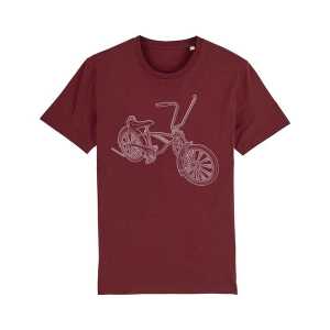 YTWOO T-Shirt Mini Bike, Choppper Bike, Fahrrad Bio T-Shirt, Retro Bike