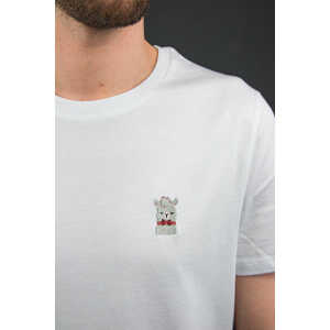sticknic T-Shirt mit Lama Motiv gestickt – Minimalistische Stickerei- Auch als Geschenk