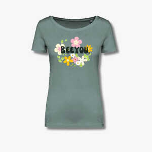 Beeyou. Clothes T-Shirt aus Bio-Baumwolle mit Flower-Design