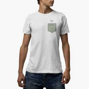 Beeyou. Clothes T-Shirt aus Bio-Baumwolle mit Future in your Pocket-Design