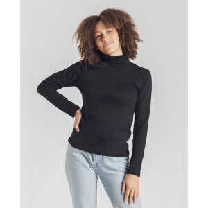 Degree Clothing Damen Langarmshirt mit Rollkragen aus Bio-Baumwolle – Pyang
