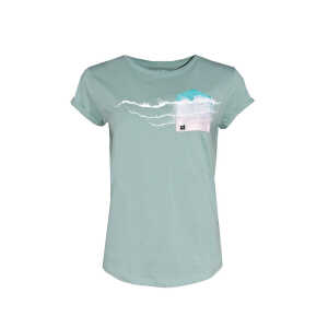 FÄDD Damen T-Shirt Rundhals aus Bio-Baumwolle “Weißwasser BT” Grün