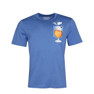 FÄDD Herren T-Shirt Rundhals aus Bio-Baumwolle “Bier BT” Blau
