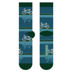 GREENBOMB Bike River – Socken für Unisex