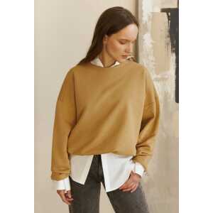 IVA RYCH Oversize Sweatshirt Camel/Deadstock
