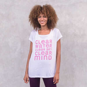 Jaya CLEAR – Damen – loose-cut T-Shirt für Yoga und Freizeit aus Biobaumwolle