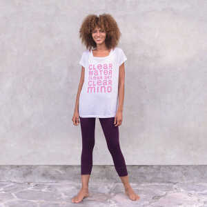 Jaya CLEAR – Damen – loose-cut T-Shirt für Yoga und Freizeit aus Biobaumwolle